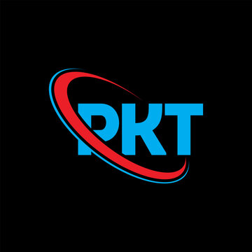 PKT logo. PKT letter. PKT letter logo design. Initials PKT logo linked with circle and uppercase monogram logo. PKT typography for technology, business and real estate brand.