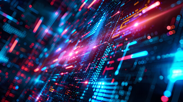 Abstract background with a modern, data-centric futuristic theme
