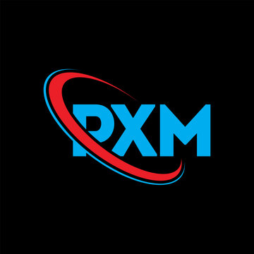 PXM logo. PXM letter. PXM letter logo design. Initials PXM logo linked with circle and uppercase monogram logo. PXM typography for technology, business and real estate brand.