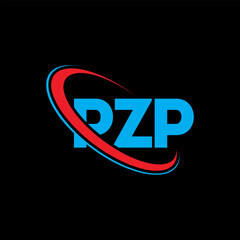 PZP logo. PZP letter. PZP letter logo design. Initials PZP logo linked with circle and uppercase monogram logo. PZP typography for technology, business and real estate brand.