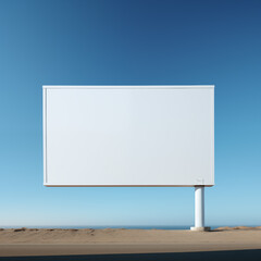 Obraz premium Blank outdoor advertisement template. Advertisement template.