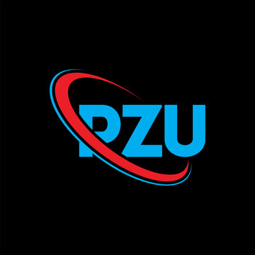 PZU logo. PZU letter. PZU letter logo design. Initials PZU logo linked with circle and uppercase monogram logo. PZU typography for technology, business and real estate brand.