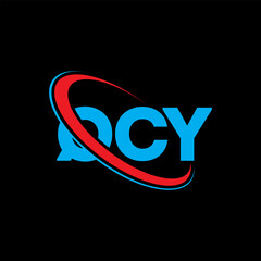 QCY logo. QCY letter. QCY letter logo design. Intitials QCY logo linked with circle and uppercase monogram logo. QCY typography for technology, business and real estate brand.