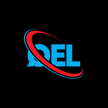 QEL logo. QEL letter. QEL letter logo design. Initials QEL logo linked with circle and uppercase monogram logo. QEL typography for technology, business and real estate brand.