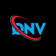 QNV logo. QNV letter. QNV letter logo design. Initials QNV logo linked with circle and uppercase monogram logo. QNV typography for technology, business and real estate brand.