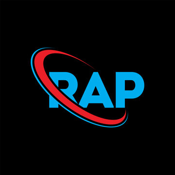 RAP logo. RAP letter. RAP letter logo design. Intitials RAP logo linked with circle and uppercase monogram logo. RAP typography for technology, business and real estate brand.