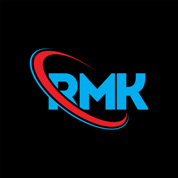 RMK logo. RMK letter. RMK letter logo design. Initials RMK logo linked with circle and uppercase monogram logo. RMK typography for technology, business and real estate brand.