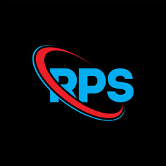 RPS logo. RPS letter. RPS letter logo design. Initials RPS logo linked with circle and uppercase monogram logo. RPS typography for technology, business and real estate brand.