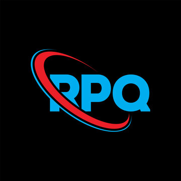 RPQ logo. RPQ letter. RPQ letter logo design. Initials RPQ logo linked with circle and uppercase monogram logo. RPQ typography for technology, business and real estate brand.
