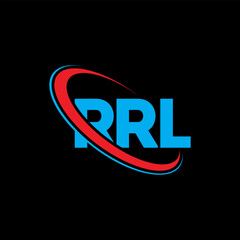 RRL logo. RRL letter. RRL letter logo design. Initials RRL logo linked with circle and uppercase monogram logo. RRL typography for technology, business and real estate brand.