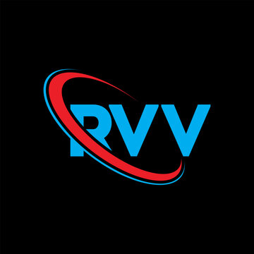 RVV logo. RVV letter. RVV letter logo design. Initials RVV logo linked with circle and uppercase monogram logo. RVV typography for technology, business and real estate brand.