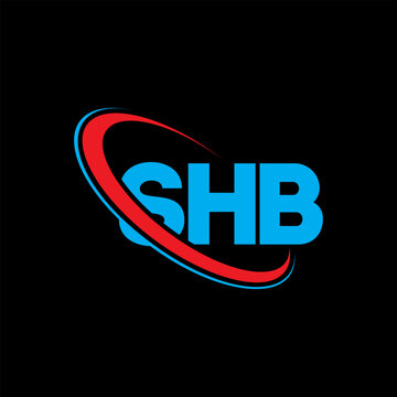 SHB logo. SHB letter. SHB letter logo design. Initials SHB logo linked with circle and uppercase monogram logo. SHB typography for technology, business and real estate brand.