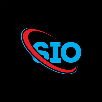 SIO logo. SIO letter. SIO letter logo design. Initials SIO logo linked with circle and uppercase monogram logo. SIO typography for technology, business and real estate brand.