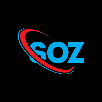 SOZ logo. SOZ letter. SOZ letter logo design. Initials SOZ logo linked with circle and uppercase monogram logo. SOZ typography for technology, business and real estate brand.