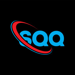 SQQ logo. SQQ letter. SQQ letter logo design. Initials SQQ logo linked with circle and uppercase monogram logo. SQQ typography for technology, business and real estate brand.