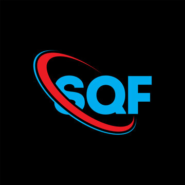 SQF logo. SQF letter. SQF letter logo design. Initials SQF logo linked with circle and uppercase monogram logo. SQF typography for technology, business and real estate brand.