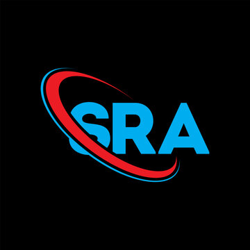 SRA logo. SRA letter. SRA letter logo design. Initials SRA logo linked with circle and uppercase monogram logo. SRA typography for technology, business and real estate brand.