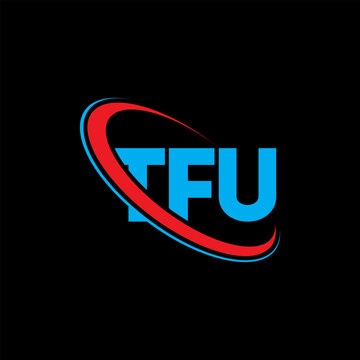 TFU logo. TFU letter. TFU letter logo design. Initials TFU logo linked with circle and uppercase monogram logo. TFU typography for technology, business and real estate brand.