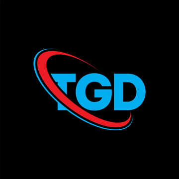 TGD logo. TGD letter. TGD letter logo design. Initials TGD logo linked with circle and uppercase monogram logo. TGD typography for technology, business and real estate brand.
