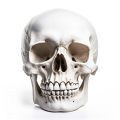 Obraz premium Skull head isolated on white background