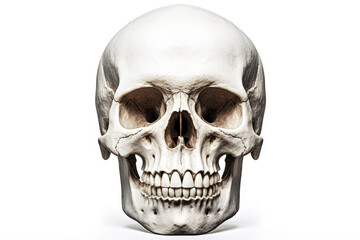 Obraz premium Skull head isolated on white background