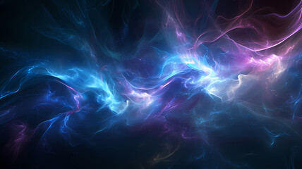 Background of abstract digital art with a futuristic, otherworldly theme
