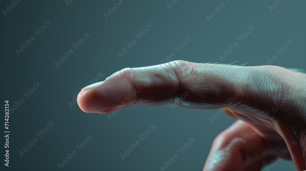 Aufkleber A close-up image of a person's hand holding an object. This versatile picture can be used in various contexts