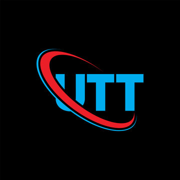 UTT logo. UTT letter. UTT letter logo design. Initials UTT logo linked with circle and uppercase monogram logo. UTT typography for technology, business and real estate brand.
