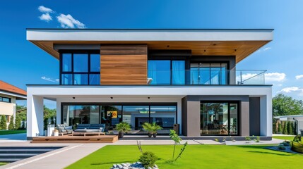 Inspirational modern house concepts tailored for business rentals, homes for sale, and advertisements promoting luxurious and modern living spaces.

