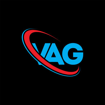 VAG logo. VAG letter. VAG letter logo design. Intitials VAG logo linked with circle and uppercase monogram logo. VAG typography for technology, business and real estate brand.