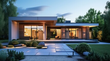 Modern house concept inspiration, ideal for business rental house concepts, homes for sale, and advertisements showcasing luxurious and modern houses