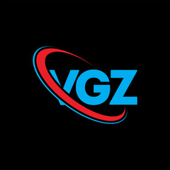 VGZ logo. VGZ letter. VGZ letter logo design. Initials VGZ logo linked with circle and uppercase monogram logo. VGZ typography for technology, business and real estate brand.