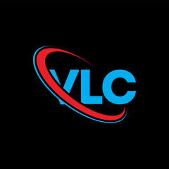 VLC logo. VLC letter. VLC letter logo design. Initials VLC logo linked with circle and uppercase monogram logo. VLC typography for technology, business and real estate brand.