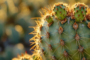 A detailed view of a cactus plant. Suitable for various projects and designs