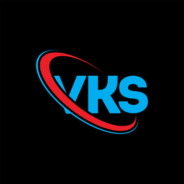 VKS logo. VKS letter. VKS letter logo design. Initials VKS logo linked with circle and uppercase monogram logo. VKS typography for technology, business and real estate brand.