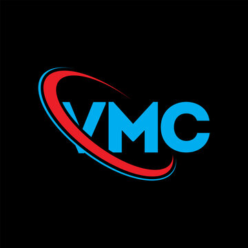 VMC logo. VMC letter. VMC letter logo design. Initials VMC logo linked with circle and uppercase monogram logo. VMC typography for technology, business and real estate brand.