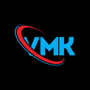 VMK logo. VMK letter. VMK letter logo design. Initials VMK logo linked with circle and uppercase monogram logo. VMK typography for technology, business and real estate brand.