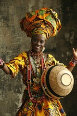 The rich cultural heritage of Africa by showcasing traditional clothing, dance, and art.