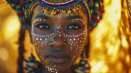 Highlight the diversity of African cultures and their impact on the global community. - obrazy, fototapety, plakaty