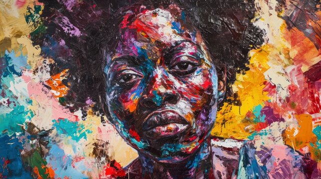 Expressive and vibrant portraits of influential Black figures