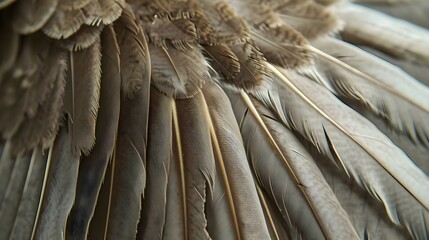 Naklejka premium a close up of a bird's feathers with a background