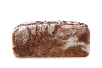 Rye bread on a white isolated background