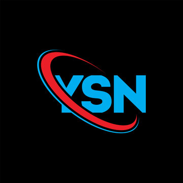 YSN logo. YSN letter. YSN letter logo design. Initials YSN logo linked with circle and uppercase monogram logo. YSN typography for technology, business and real estate brand.