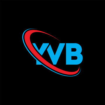 YVB logo. YVB letter. YVB letter logo design. Initials YVB logo linked with circle and uppercase monogram logo. YVB typography for technology, business and real estate brand.