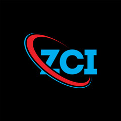 ZCI logo. ZCI letter. ZCI letter logo design. Intitials ZCI logo linked with circle and uppercase monogram logo. ZCI typography for technology, business and real estate brand.
