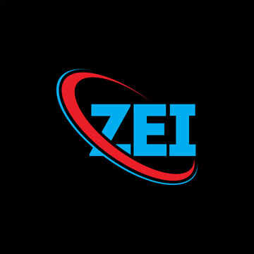 ZEI logo. ZEI letter. ZEI letter logo design. Initials ZEI logo linked with circle and uppercase monogram logo. ZEI typography for technology, business and real estate brand.