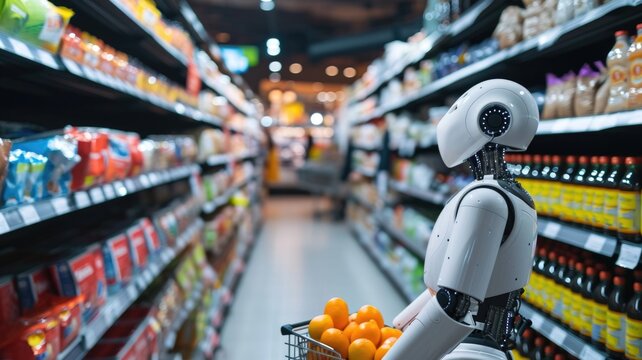 AI-driven chatbots, and smart algorithms interact seamlessly with consumers, providing personalized services, efficient transactions, and a revolutionary shopping experience