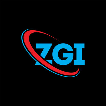 ZGI logo. ZGI letter. ZGI letter logo design. Initials ZGI logo linked with circle and uppercase monogram logo. ZGI typography for technology, business and real estate brand.