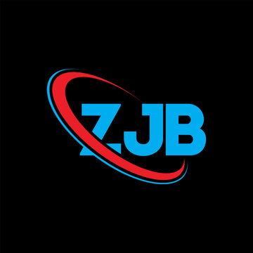 ZJB logo. ZJB letter. ZJB letter logo design. Initials ZJB logo linked with circle and uppercase monogram logo. ZJB typography for technology, business and real estate brand.