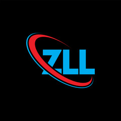 ZLL logo. ZLL letter. ZLL letter logo design. Initials ZLL logo linked with circle and uppercase monogram logo. ZLL typography for technology, business and real estate brand.